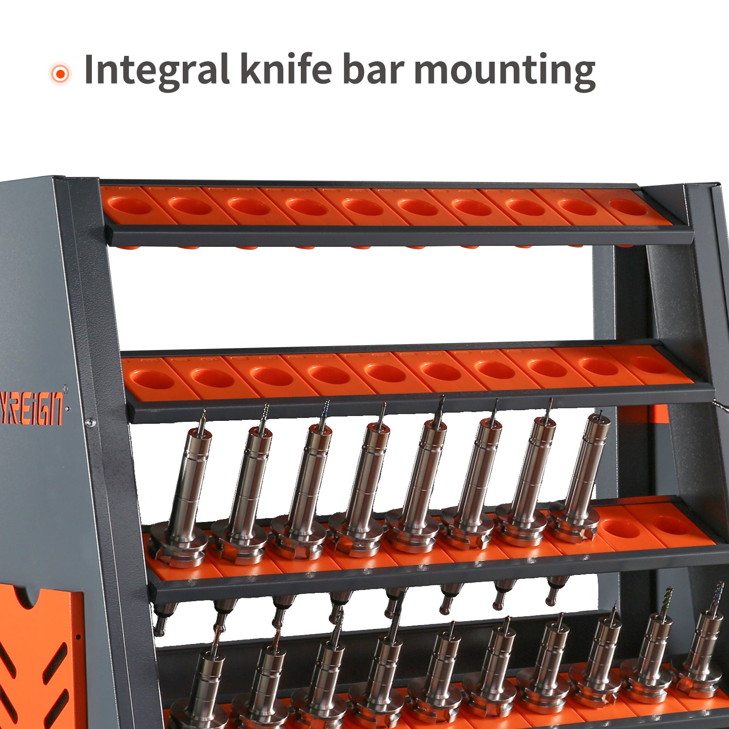 Cnc Tool Rack Multifunctional Cnc Tool Holder Cat40 Tool Holder Accessories Gray Wash Abs Steel Q235