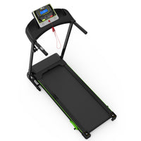 Folding Treadmill With Incline 2.5Hp 12Km H Electric Treadmill For Home Foldable, Bluetooth Music Cup Holder Heart Rate Sensor Walking Running Machine For Indoor Home Gym Exercise Fitness Black Stainless Steel