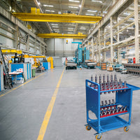 Tool Cart 40 Taper Tool Holder Cnc Tool Cart Cat40 Tool Trolley Bt40 Service Carts Cnc Machine Tool Service Cart Cat40 35 Capacity Gray Wash Abs Steel Q235