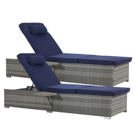 Outdoor Sofa Pe Rattan Furniture Deck Chair Gray Rattan Yes Complete Patio Set Gray Seats 2 Uv Resistant Frame Water Resistant Cushion Garden & Outdoor American Design,American Traditional 2 Person Seating Group Polyester Pe Rattan Iron Waterproof Fabric