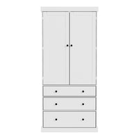 Assembly 77Inch Farmhouse Kitchen Pantry, Freestanding Tall Cupboard Storage Cabinet With 3 Adjustable Shelves, 8 Door Shelves, 3 Drawers For Kitchen, Dining Room, White White Kitchen Farmhouse