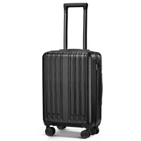 2 Piece Luggage Set With 360 Spinner Wheels Suitcases With Hard Sided Lightweight Abs Material Black Abs