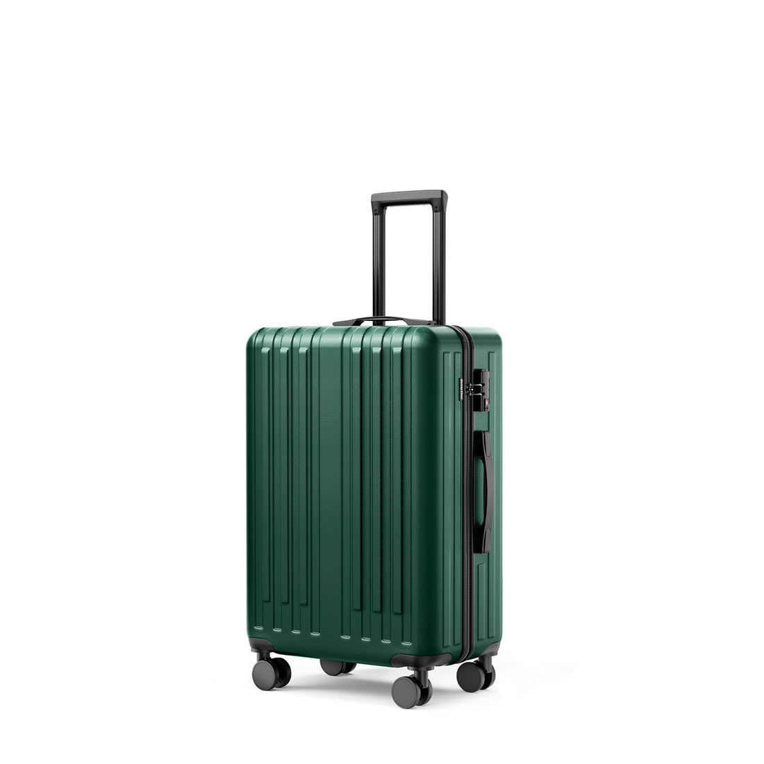 20 Inch Carry On Luggage With 360 Spinner Wheels Suitcases With Hard Sided Lightweight Abs Material Green Abs