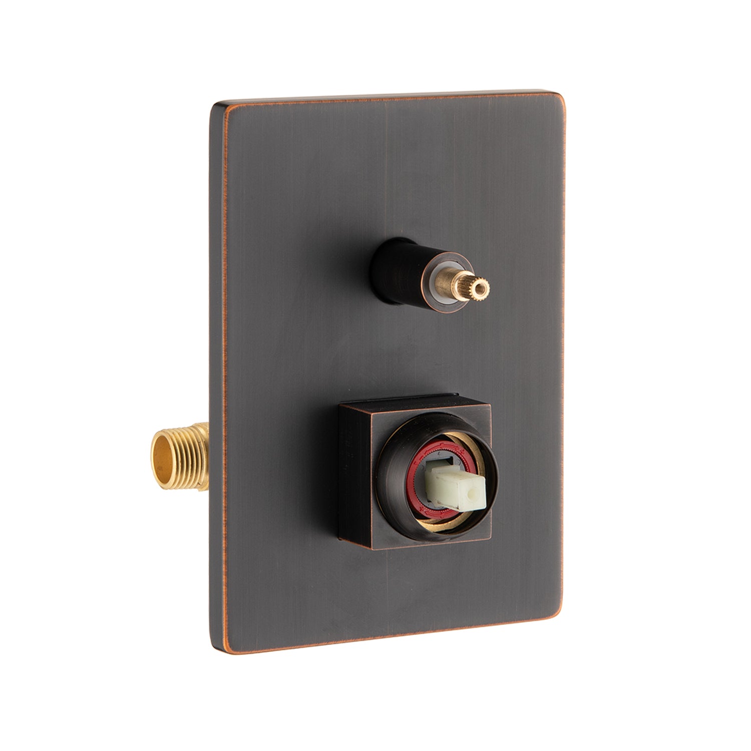 Ceiling Mounted Shower System Combo Set With Handheld And 10"Shower Head Oil Rubbed Bronze Bathroom Brass