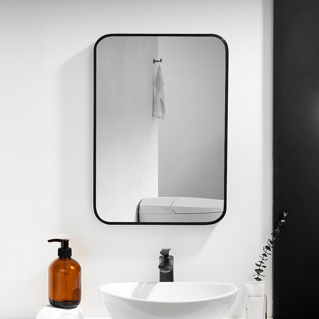24X30 Inch Mirror Hangs Horizontally Or Vertiy