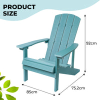 Adirondack Chairs Weather Resistant Plastic Fire Pit Chairs Adorondic Plastic Outdoor Chairs Suitable For All Outdoor Areas Seating Lifetime Blue Plastic