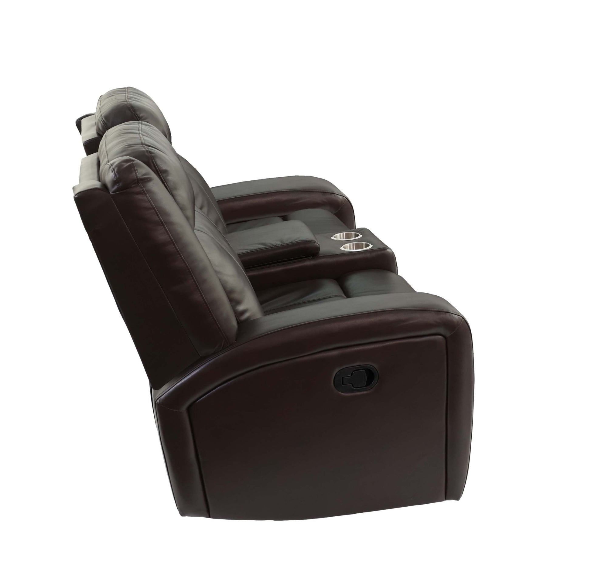 Motion Seat In Dark Brown Dark Brown Leather