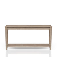 Sofa Table In Sand Finish Sand Solid Wood Mdf