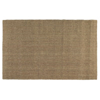 Quell 2 X 3 Handwoven Area Rug, Natural Brown Seagrass, Braided Design Brown Jute