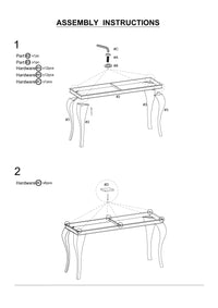 Glam Contemporary 1Pc Sofa Table Black Glass Top Silver Color Table Living Room Stainless Steel Cabriole Style Legs Black,Silver Primary Living Space Classic,Modern,Transitional Console Tables Rectangular Glass,Stainless Steel