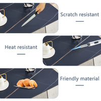 Table And Chair Set.63"X31.5X30" Black Marble Patterned Slabs Tabletop With Stainless Steel Butterfly Legs.Paired With 4 Black Pu Dining Chairs With A Vertical Stripe Design On The Backrest. Black