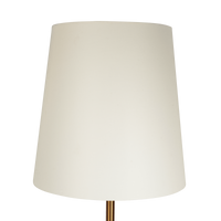 Celestial Modern Floor Lamp With Brass Accent Table With Large White Shade Gold,White Table&Floor Lamps Brass