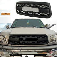 Front Gril For 1St Gen 2000 2001 2002 Toyota Tundra Trd Pro Grill With Letters Matte Black Matt Black Abs Abs