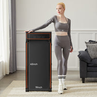 Walking Pad Treadmill Compact & Portable Walking Pad, Quiet Operation, Adjustable Speed Settings, User Friendly Controls, Durable Construction For Home & Office Fitness Black Abs