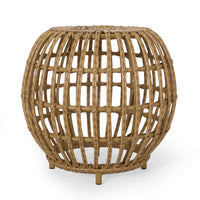 Ottawa Side Table Light Brown Wicker