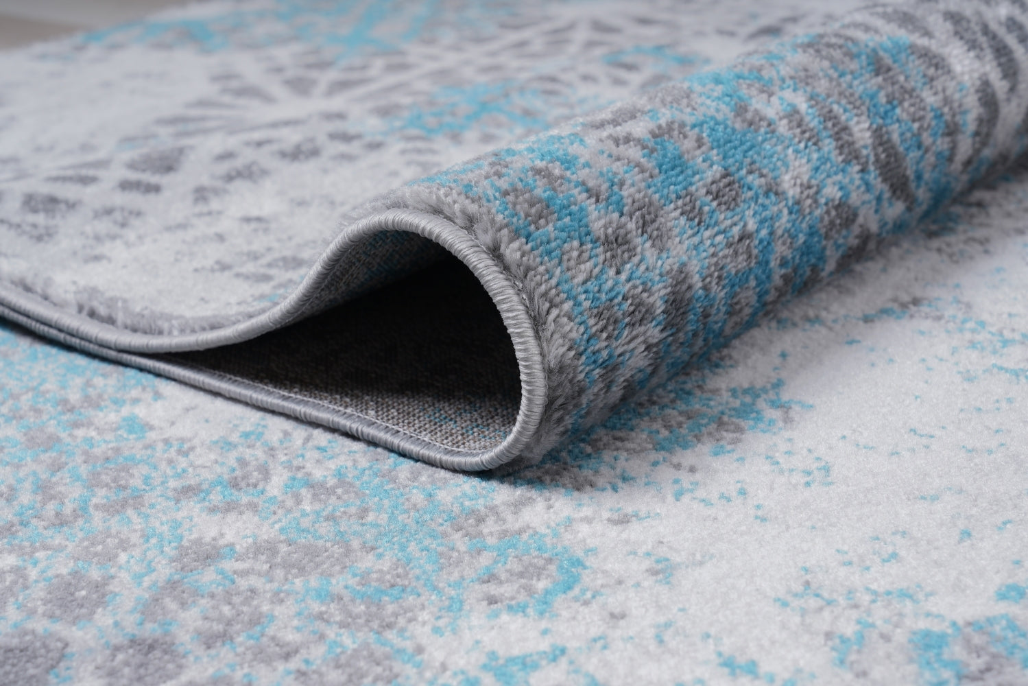 Jersey Area Rugs, Carpets For Livingroom, 7X10 Area Rugs ,3983 Grey Blue Rectangle 8&10 Grey Blue Contemporary Abstract Polypropylene