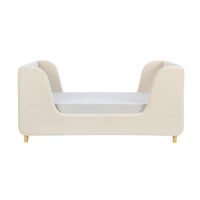 Bodhi Upholstered Toddler Bed In Almond Cream Polyester