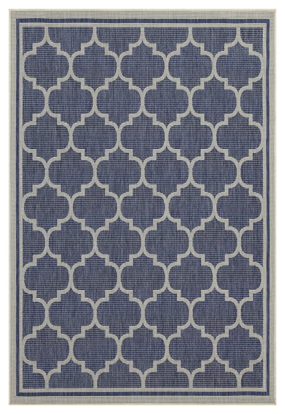 Sunshine Gc Har2004 Blue 7 Ft. 10 In. X 10 Ft. 3 In. Indoor Outdoor Area Rug Blue Polyester Polypropylene