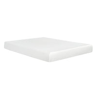 Plush 8 In. Medium Gel Memory Foam Mattress For Full Size Bed In A Box Withaloe Vera Cover, White White Bedroom Modern Memory Foam Polyester Full