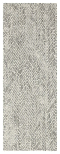 Sunshine Gc Har2012 Silver 5 Ft. 3 In. X 7 Ft. 3 In. Indoor Outdoor Area Rug Silver Polyester Polypropylene