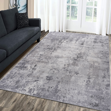 8X10 Light Grey Abstract Non Shedding Living Room Bedroom Dining Home Office Stylish And Stain Resistant Area Rug Light Grey Polyester