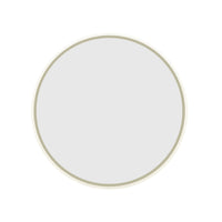 Facino 35.5" Round Storage Coffee Table, White Lacquer Birchwood White Solid Wood Mdf Solid Wood Mdf