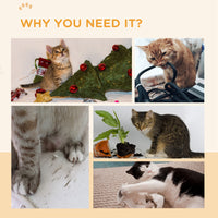 Pawhut Cat Scratching Board, 4 Pack Cat Scratcher For Indoor Cats, Reversible Cat Scratching Post Replacement For Cat Wheel, Brown Brown Particle Board