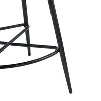 26''Retro Swivel Counter Stools Set Of 2,Brown Counter Stools With Iron Frame,Pu Sponge Cushion,Footrest,Suitable For Kitchen Bedroom Dining Room. Iron Brown Pu Kitchen Sponge Retro Set Of 2 Fiber