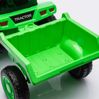 12V Kids Ride On Electric Tractor Black Knight,Kids Ride On Toy.2Wd,Non Skid Tires, Steering Wheel, Foot Pedal,With Removable Storage Tug,Light,Bluetooth,Music,Mp3,Usb,Power Display For Kids Aged 3 . Green 50 99 Lbs Polypropylene