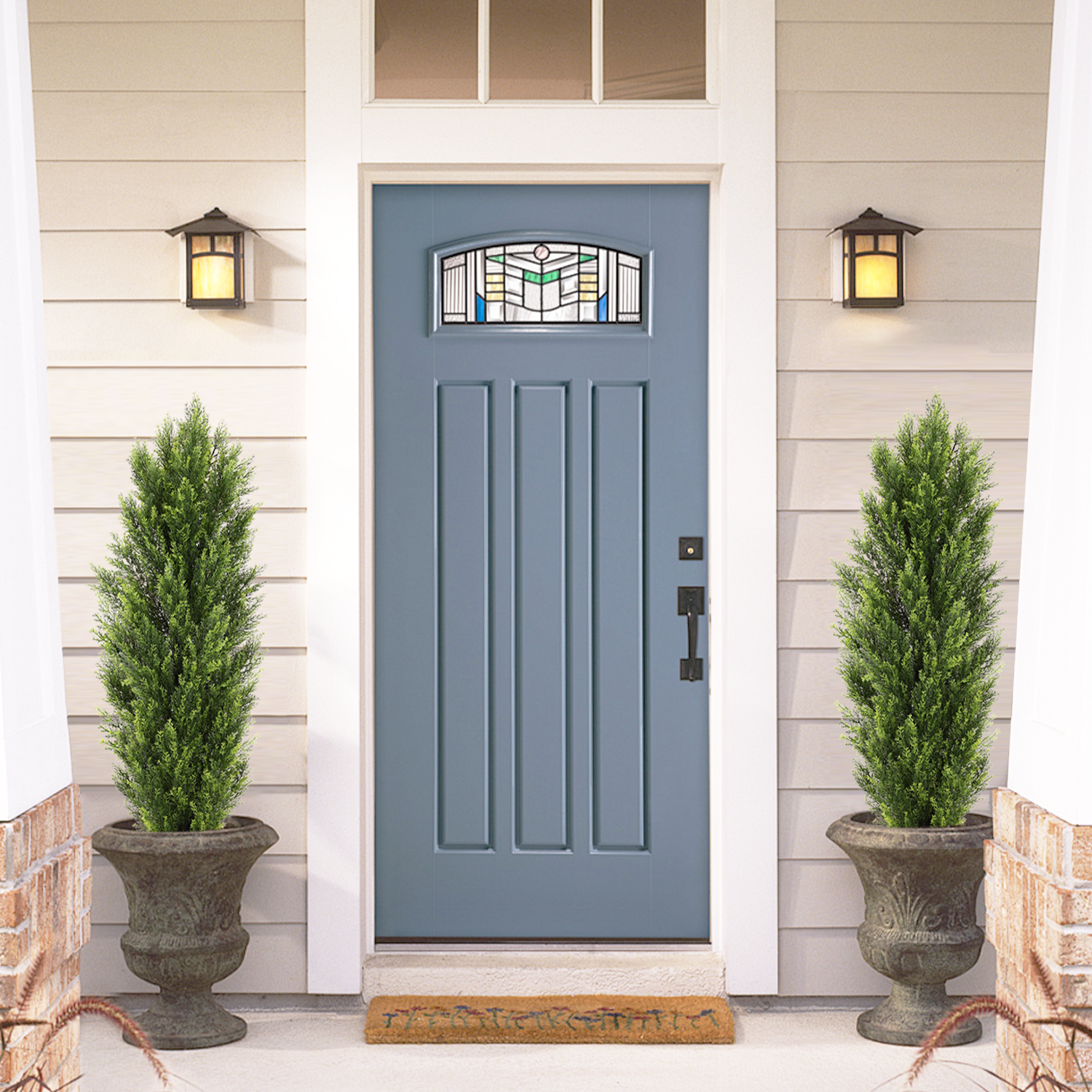Christmas Like Artificial Cedar Cypress Plants Faux Boxwood Pine Greenery Trees Plantas Artificiales For Decor Green Plastic