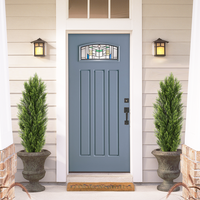 Christmas Like Artificial Cedar Cypress Plants Faux Boxwood Pine Greenery Trees Plantas Artificiales For Decor Green Plastic