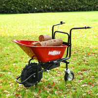 Professional Specs This Wheelbarrow Uses An Electric 24V 250W Brushless Motor System, Powered By 2 12V 12Ah Black Red Classic,Industrial Stainless Steel