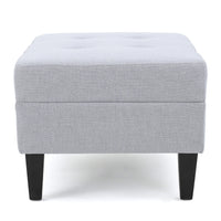 Ottoman Light Grey Fabric