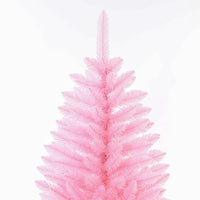 6Ft Christmas Tree Pink Pink Iron Plastic