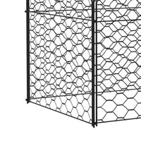 Outsunny Garden Chicken Wire Cloche, 12" X 14" Plant Protectors From Animals, 4 Pack Metal Crop Cages To Keep Animals Out, Black Black Steel