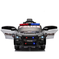 Licensed Dodge Charger,12V Kids Ride On Police Car W Parents Remote Control,Anti Collision Bar,Front& Top Alarm Light Design,Police Car Sticker,Megaphone,Three Speed,Slow Start,Four Wheel