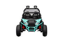 24 Volt Ride On Toys With Remote, Metal Frame Electric Powered Off Road Utv With 2 Xl Seater, 4X200W 5Mph Max, 4Wd 2Wd Switchable, 3 Speeds, Bluetooth, Storage,Green Green Abs