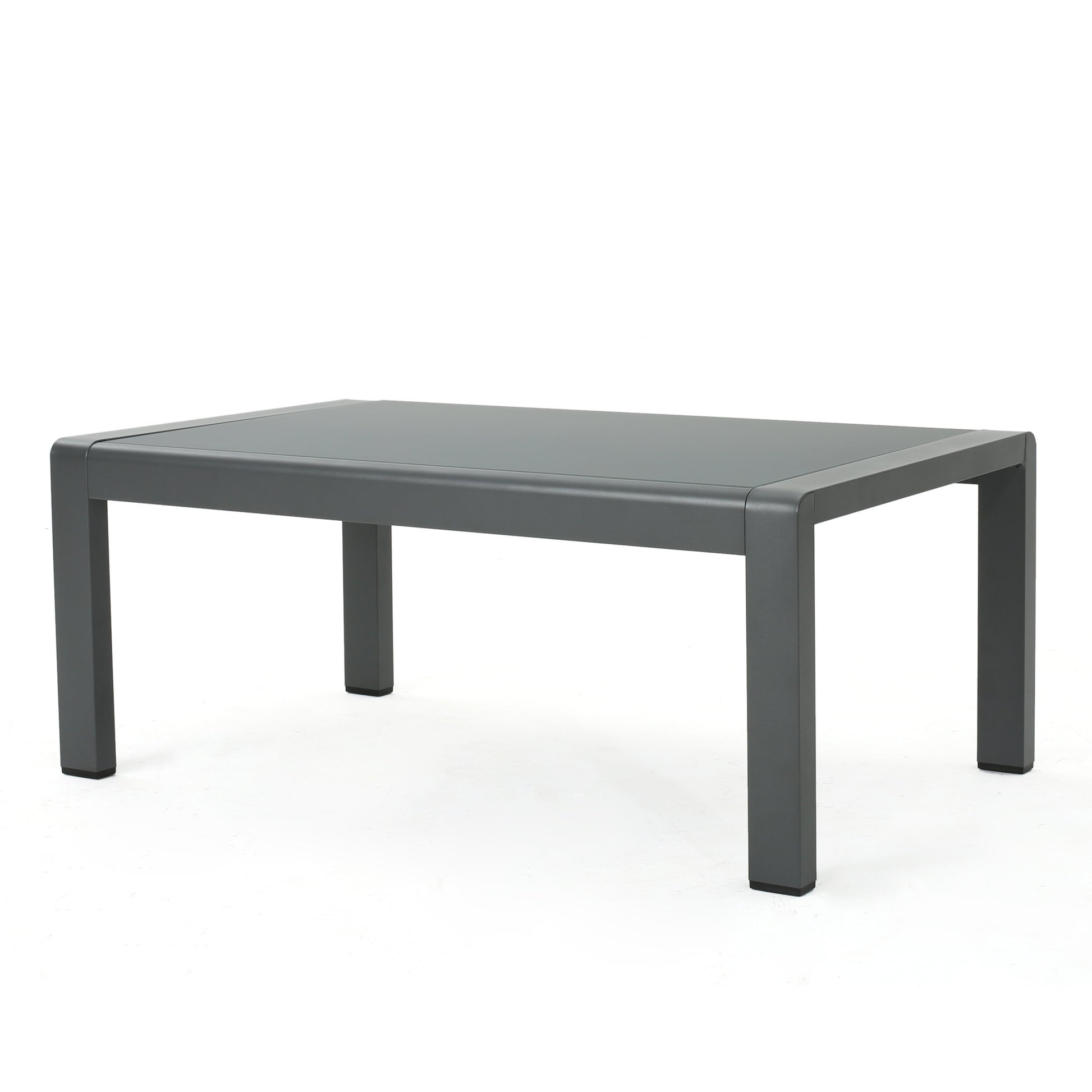 Cape Coral Kd Table Grey Dark Grey Aluminum