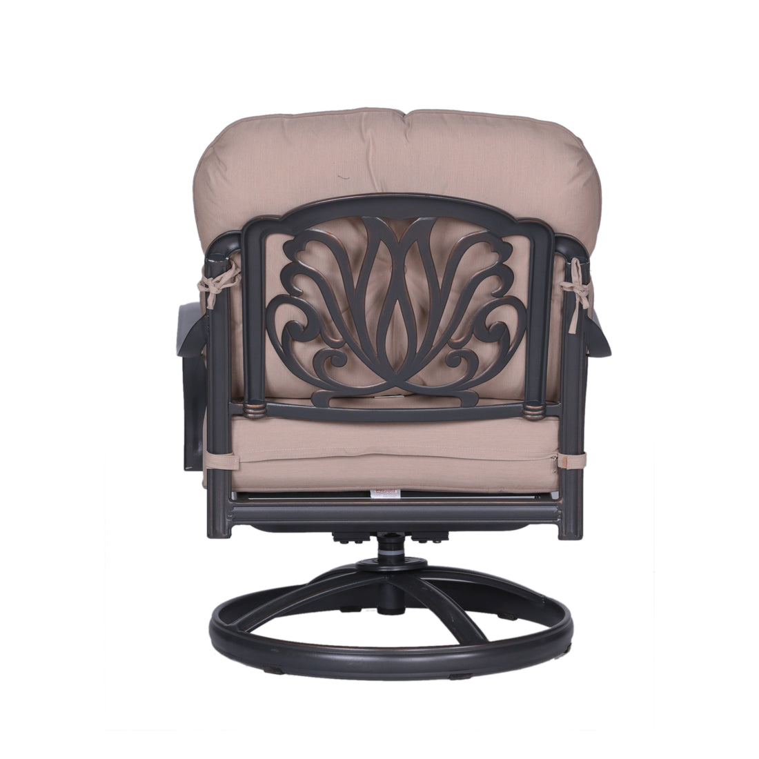 Club Swivel Chairs With Cushion, Quality Outdoor