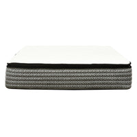 Premium 14 In. Full Size Pocket Coil Hybrid Mattress, Super Plush Gel Memory Foam Mattress For Comfort Sleep, White Gray Grey White Bedroom Contemporary,Modern Memory Foam Polyester Full