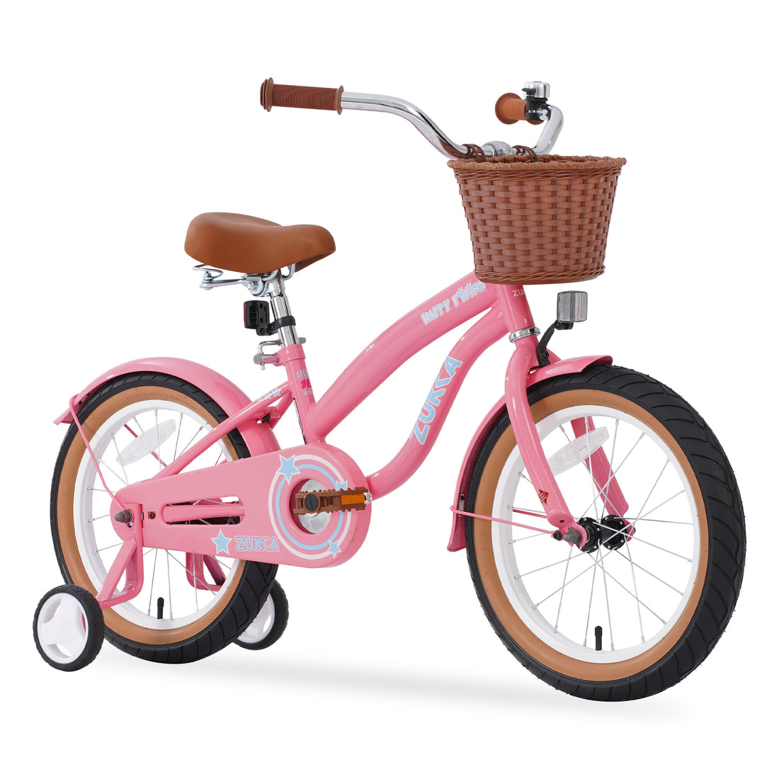 Multiple Colors,Girls Bike For 4 7Years Old Kids,16 Inch Wheel ,Training Wheels Included Cycling Pink Garden & Outdoor Steel