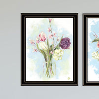 "Flowers From The Farm" Framed Wall Art For Living Room, Wall Art Print For Home Decor, Bedroom Wall Art By Jennifer Holden Multicolor Wood Paper