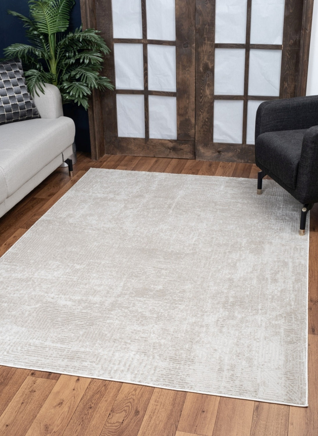 Elegance Gc Cnc6008 Ivory 7 Ft. 10 In. X 10 Ft. 3 In. Area Rug Beige Polyester