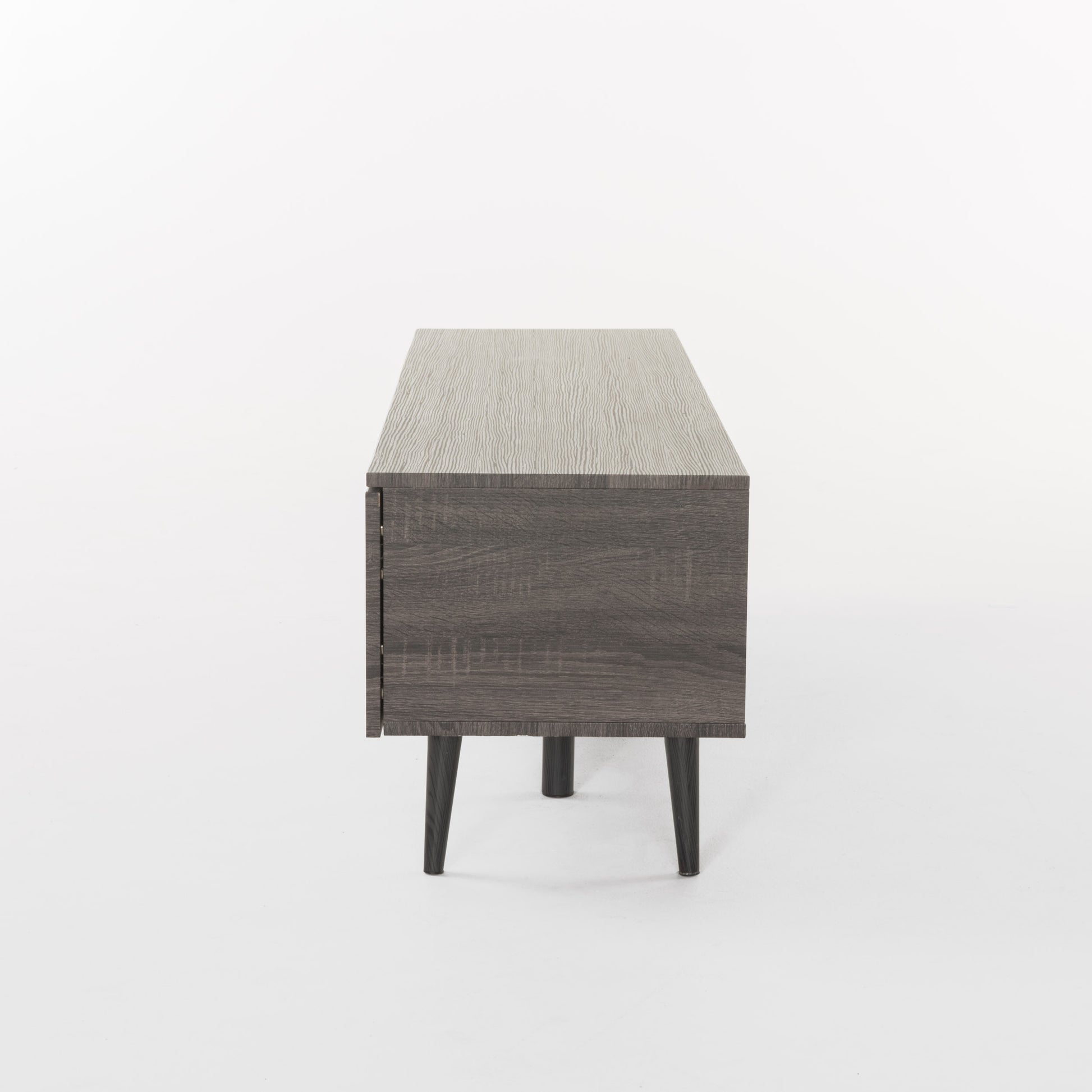 Tv Stand Gray 50 59 Inches Mdf Metal