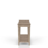 Sofa Table In Sand Finish Sand Solid Wood Mdf