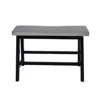 Bar Set Grey Black Rubber Wood