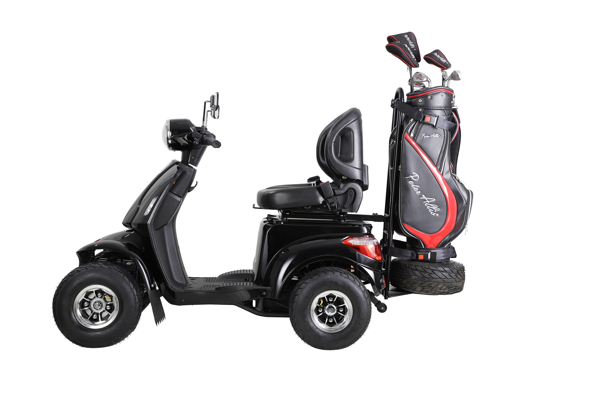 Golf Scooter Old People Drive Grass Scooter Black Abs Pc