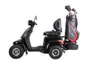 Golf Scooter Old People Drive Grass Scooter Black Abs Pc