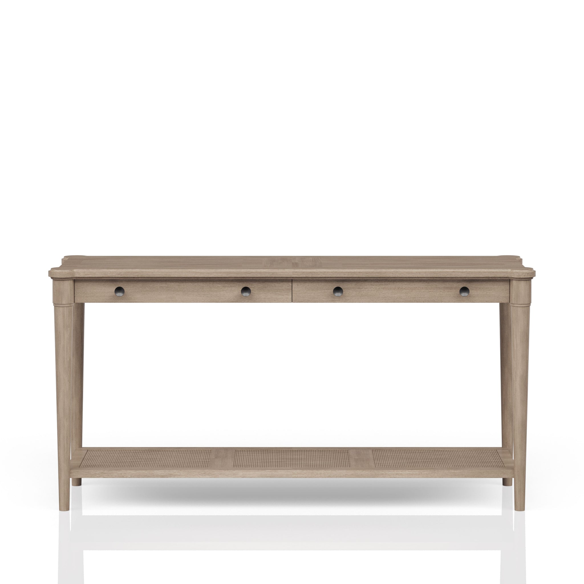 Sofa Table In Sand Finish Sand Solid Wood Mdf