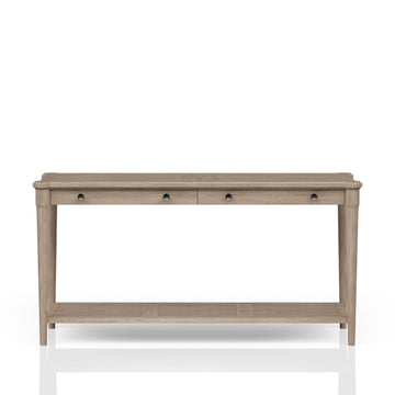 Sofa Table In Sand Finish Sand Solid Wood Mdf